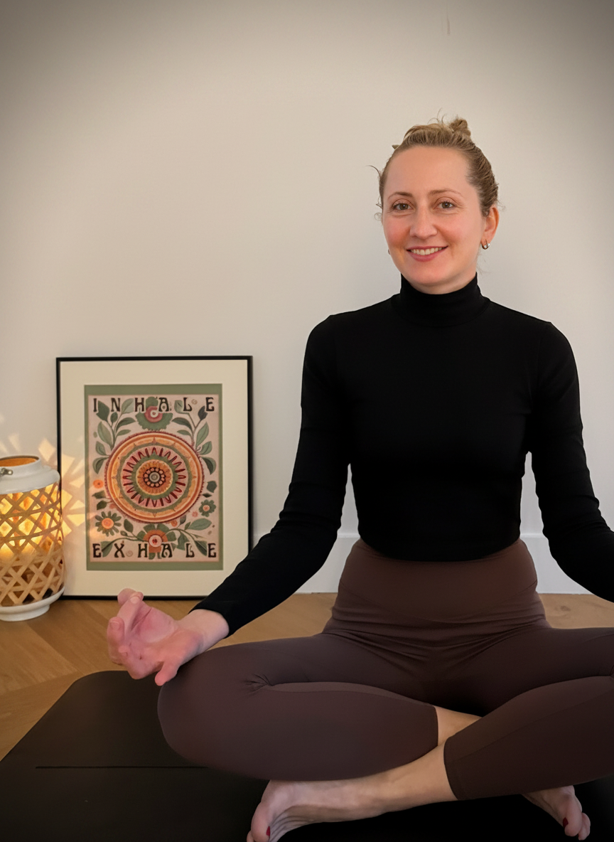 Karina en méditation